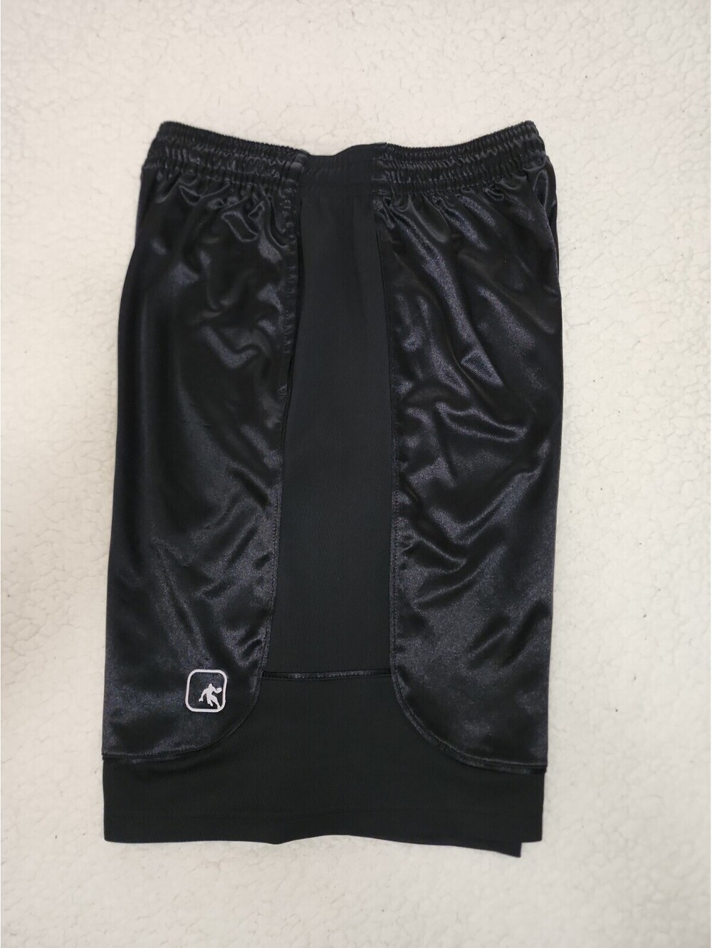 Vtg And1 Shorts Mens M Black Basketball Athletic Baggy Gym Y2K Dazzle Shiny